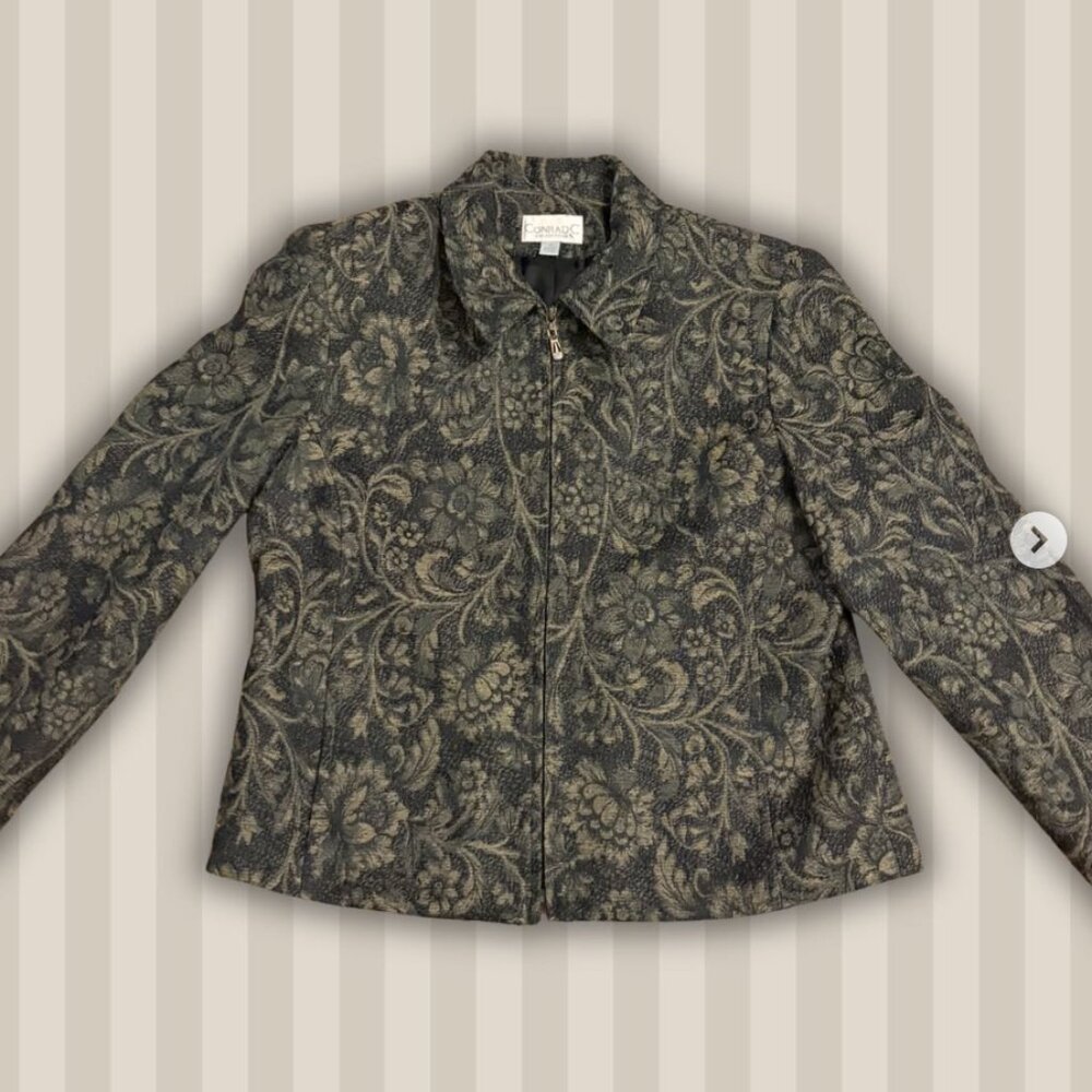Vintage Conrad C Collection patterned jacket Size: 12